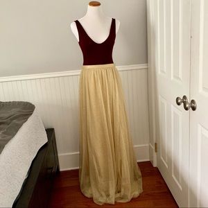 Floor length skirt
